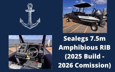 Sealegs 7.5m Amphibious RIB FOR SALE